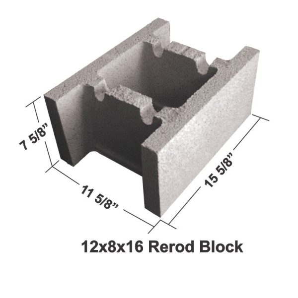 12x8x16 Rerod Block